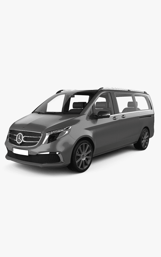 Minivan for 5 passengers with 5 bags capacity